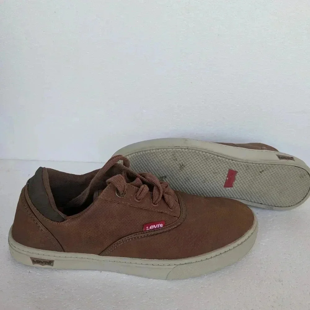 LEVI'S men's ethan wx stacked classic fashion sneaker shoe in tan/brown